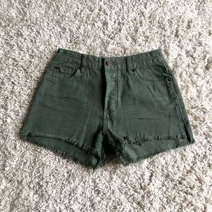 Amuse Society Cutoff Denim Shorts